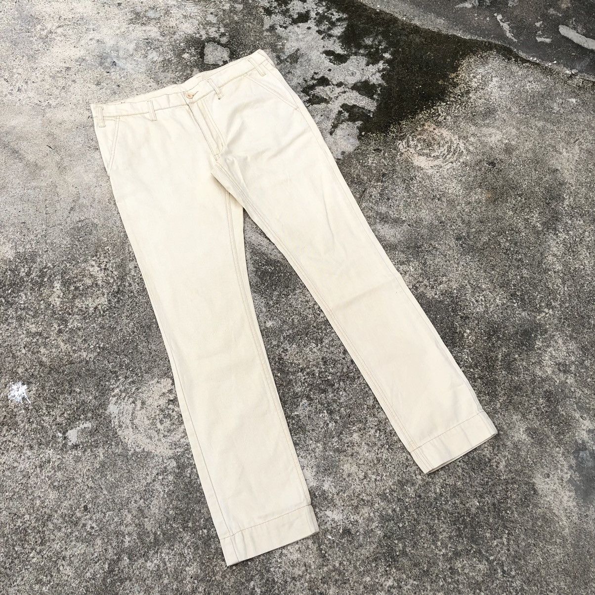 Cheap Monday × Japanese Brand × Vintage Rare Vintage Cheap Monday Slim Chino French Sand Khakis Pant Size US 36 / EU 52 - 1 Thumbnail