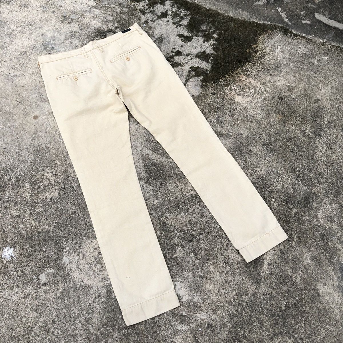 Cheap Monday × Japanese Brand × Vintage Rare Vintage Cheap Monday Slim Chino French Sand Khakis Pant Size US 36 / EU 52 - 5 Thumbnail