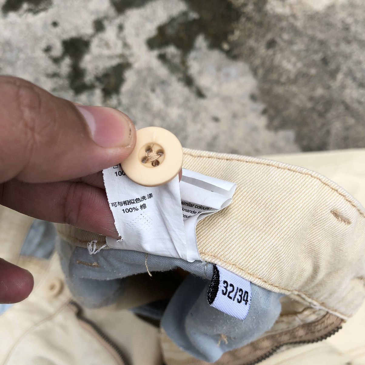 Cheap Monday × Japanese Brand × Vintage Rare Vintage Cheap Monday Slim Chino French Sand Khakis Pant Size US 36 / EU 52 - 14 Thumbnail