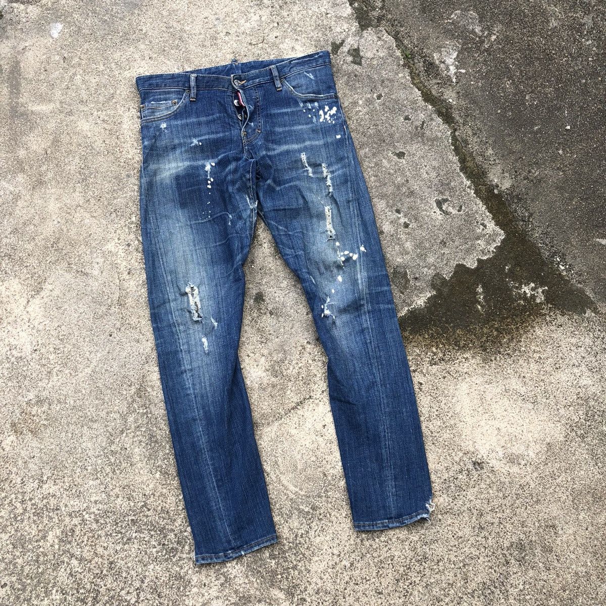 Cheapest DSQUARED2 DISTESSED DENIM SKINNYnSize: US 33