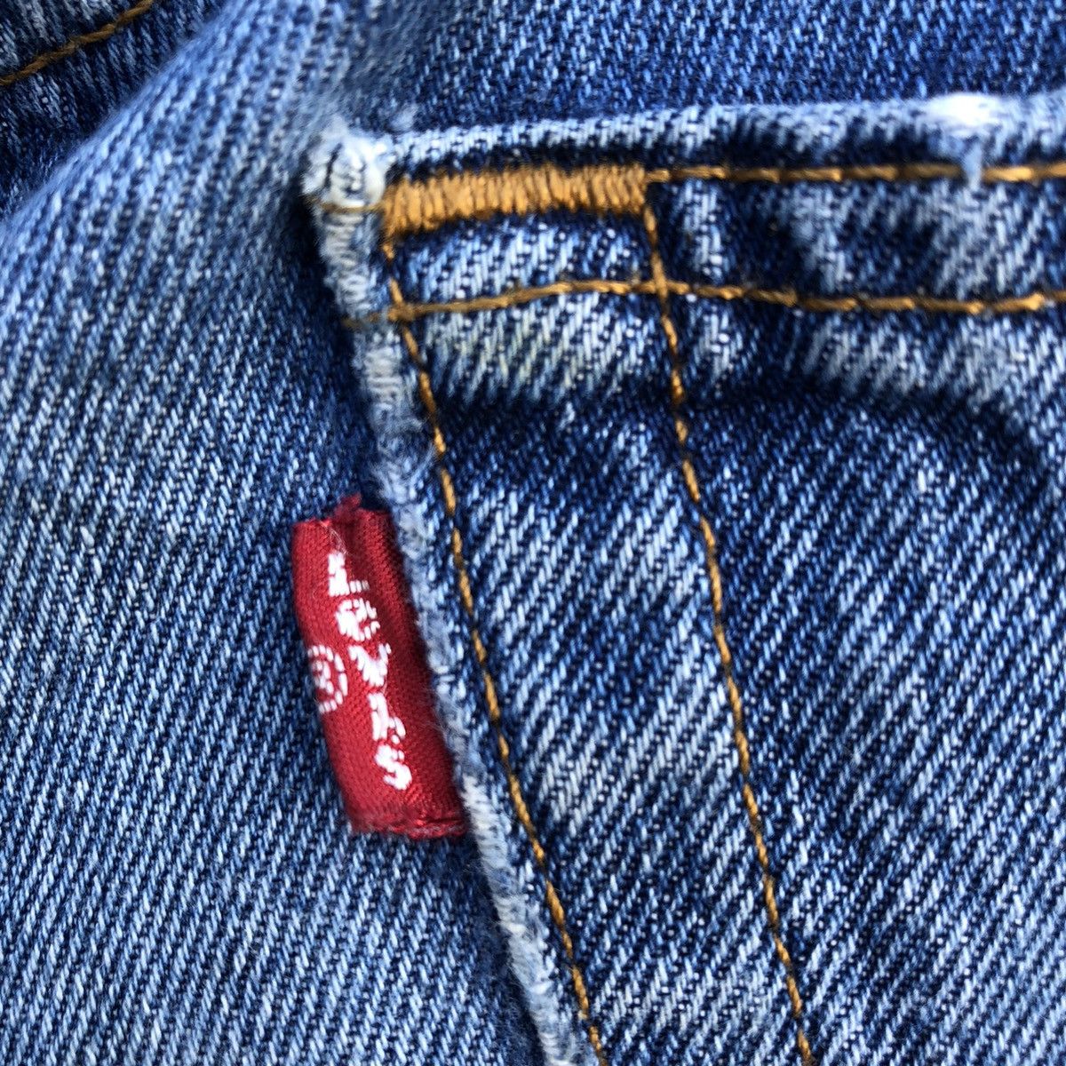 Levi's × Levi's Vintage Clothing 🔥Thrash🔥Levis 501 Stones Wash Rips Distress Denim Jeans Size US 37 - 16 Thumbnail