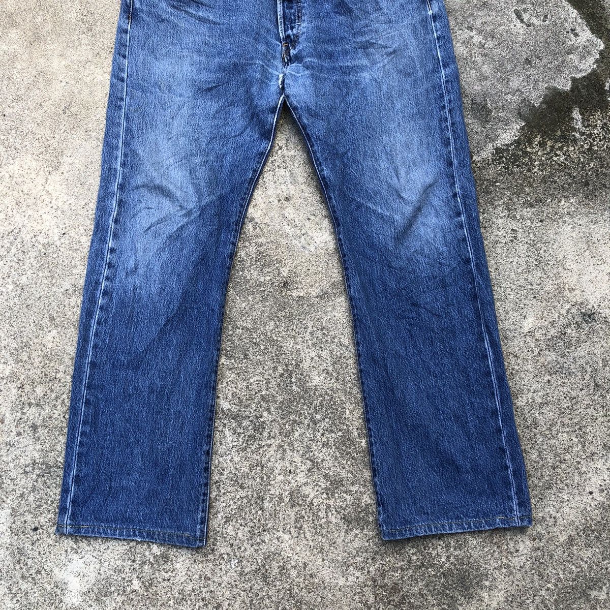 Levi's × Levi's Vintage Clothing 🔥Thrash🔥Levis 501 Stones Wash Rips Distress Denim Jeans Size US 37 - 3 Thumbnail