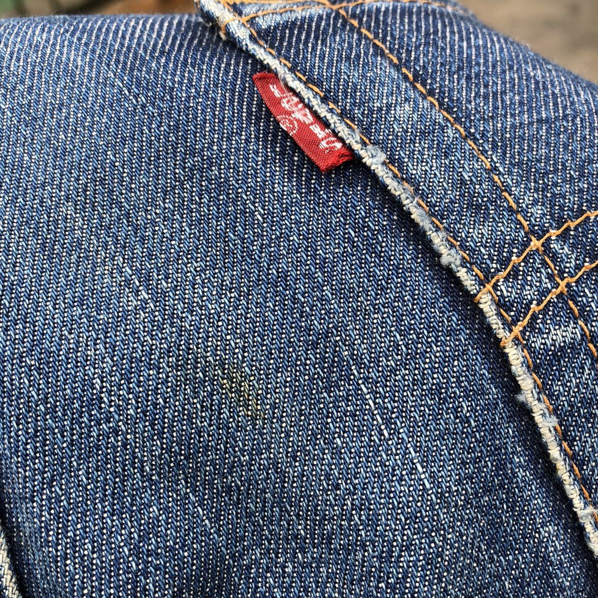 Levi's × Levi's Vintage Clothing 🔥Thrash🔥Lot 509 Levis Blue Wash Distress Denim Jeans Size US 32 / EU 48 - 15 Thumbnail