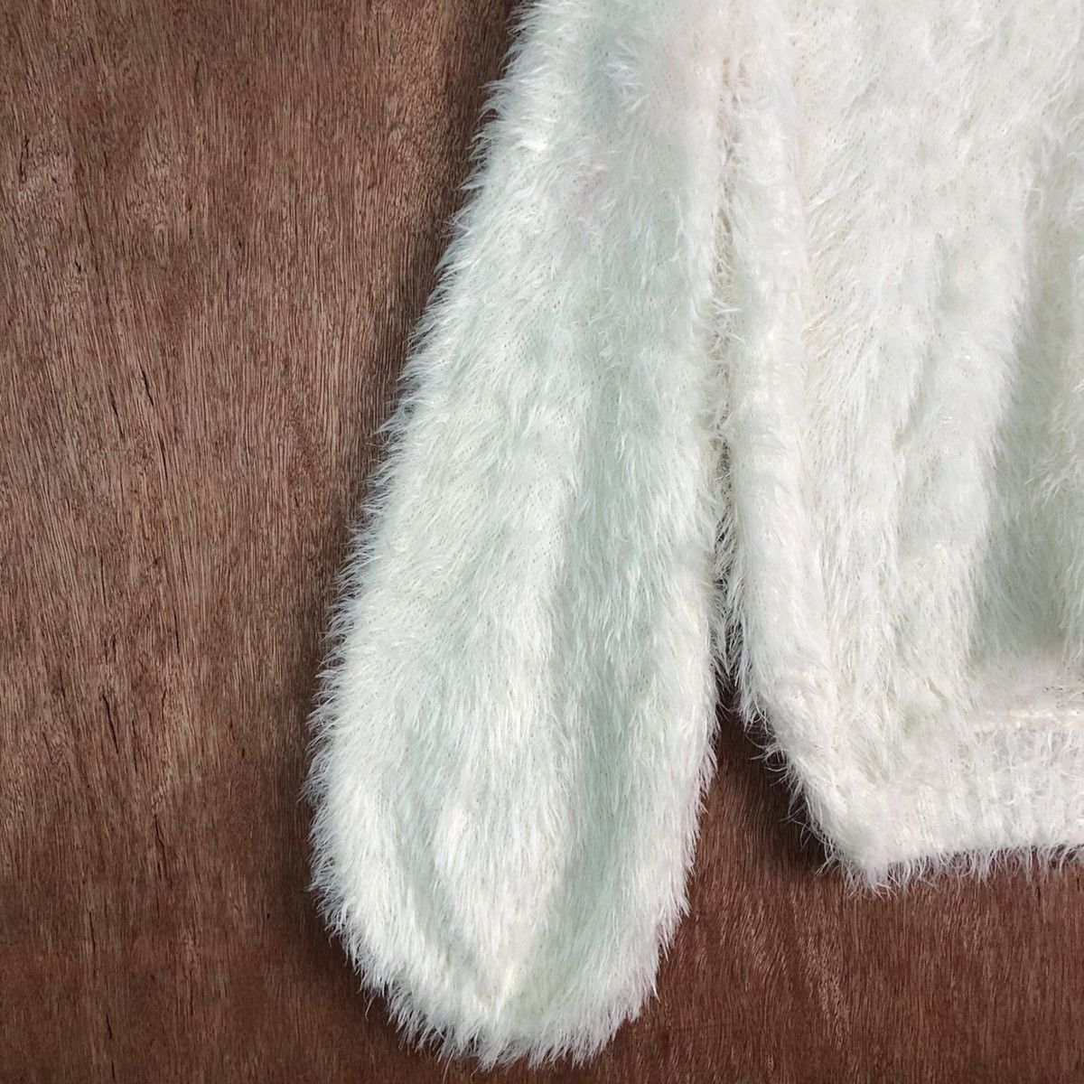 Homespun Knitwear × Japanese Brand DLL Heather winter soft Fur Shaggy mohair Knitwear #c235 Size M / US 6-8 / IT 42-44 - 7 Thumbnail