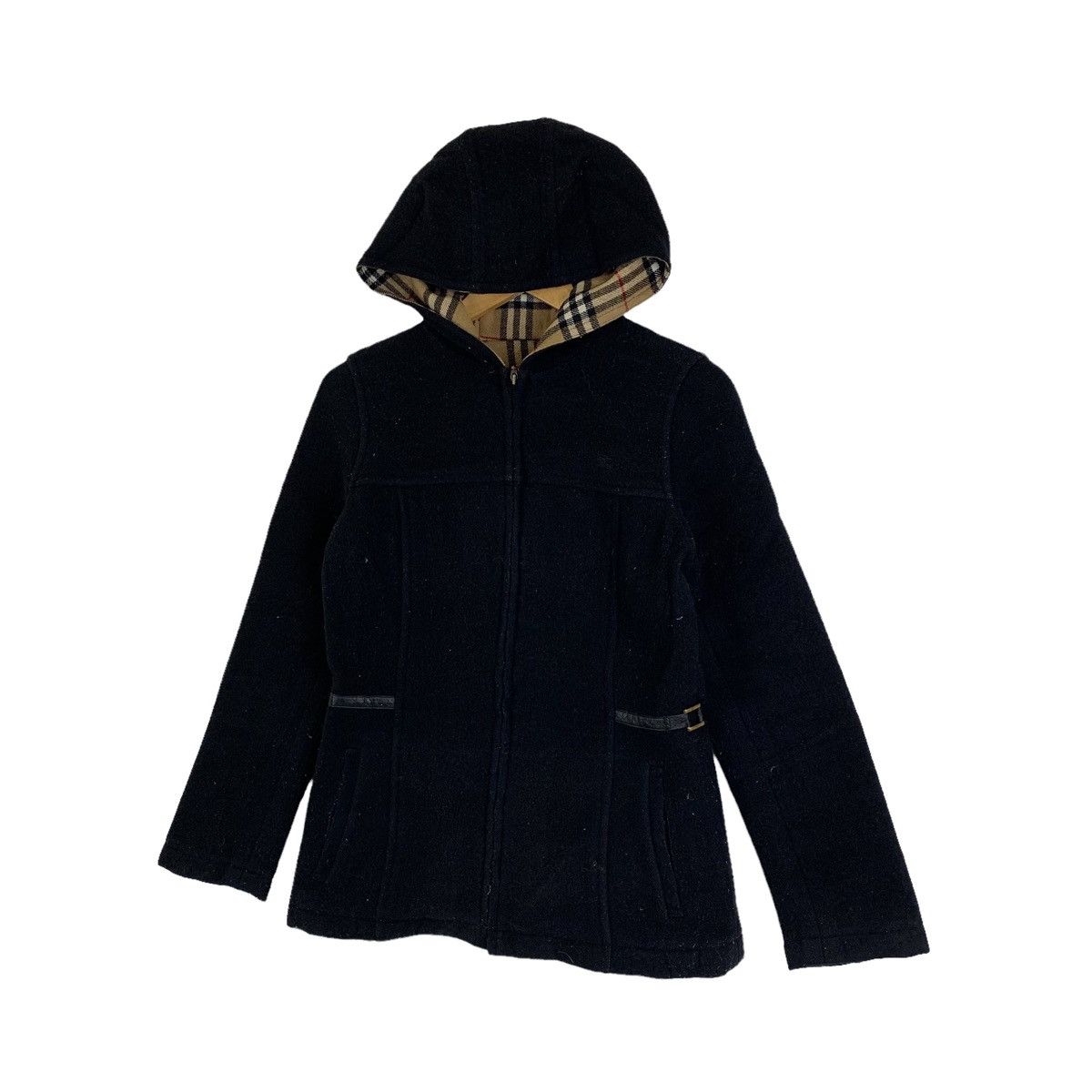 Burberry BURBERRY Blue Label Nova Check Wool Hoodie Sweater Jacket Size S / US 4 / IT 40 - 4 Thumbnail