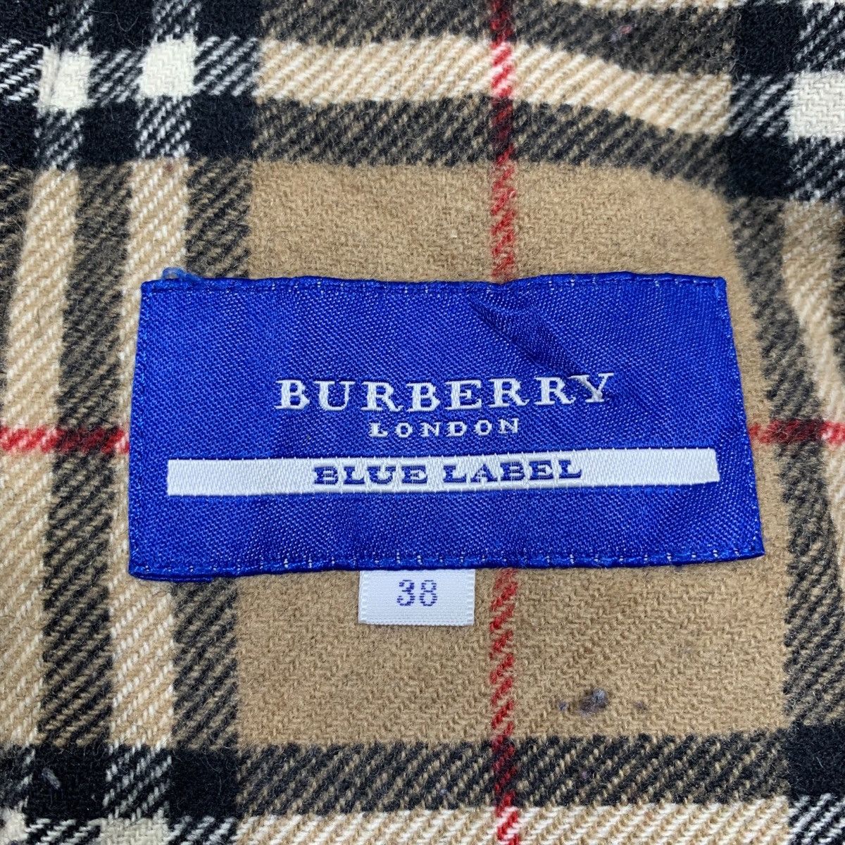 Burberry BURBERRY Blue Label Nova Check Wool Hoodie Sweater Jacket Size S / US 4 / IT 40 - 6 Thumbnail
