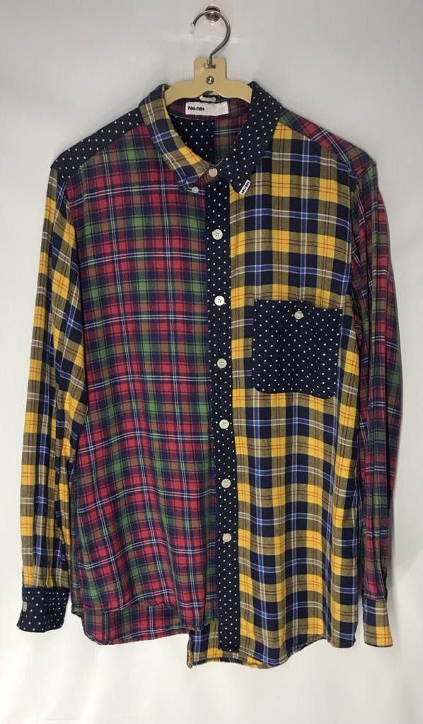 Ne-Net Rare item 🔥Nenet issey miyake multicolour patchwork flannel Size US M / EU 48-50 / 2 - 13 Thumbnail