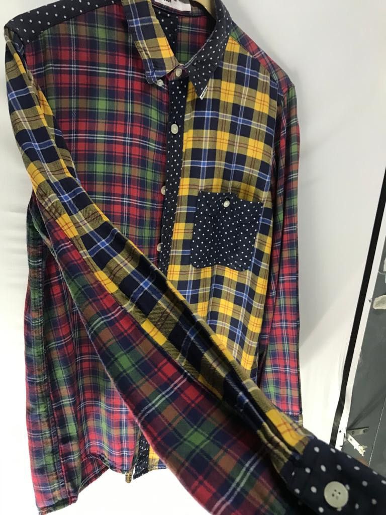 Ne-Net Rare item 🔥Nenet issey miyake multicolour patchwork flannel Size US M / EU 48-50 / 2 - 11 Thumbnail
