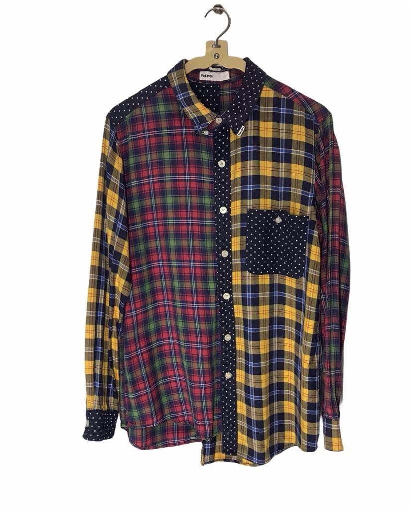 Ne-Net Rare item 🔥Nenet issey miyake multicolour patchwork flannel Size US M / EU 48-50 / 2 - 1 Thumbnail