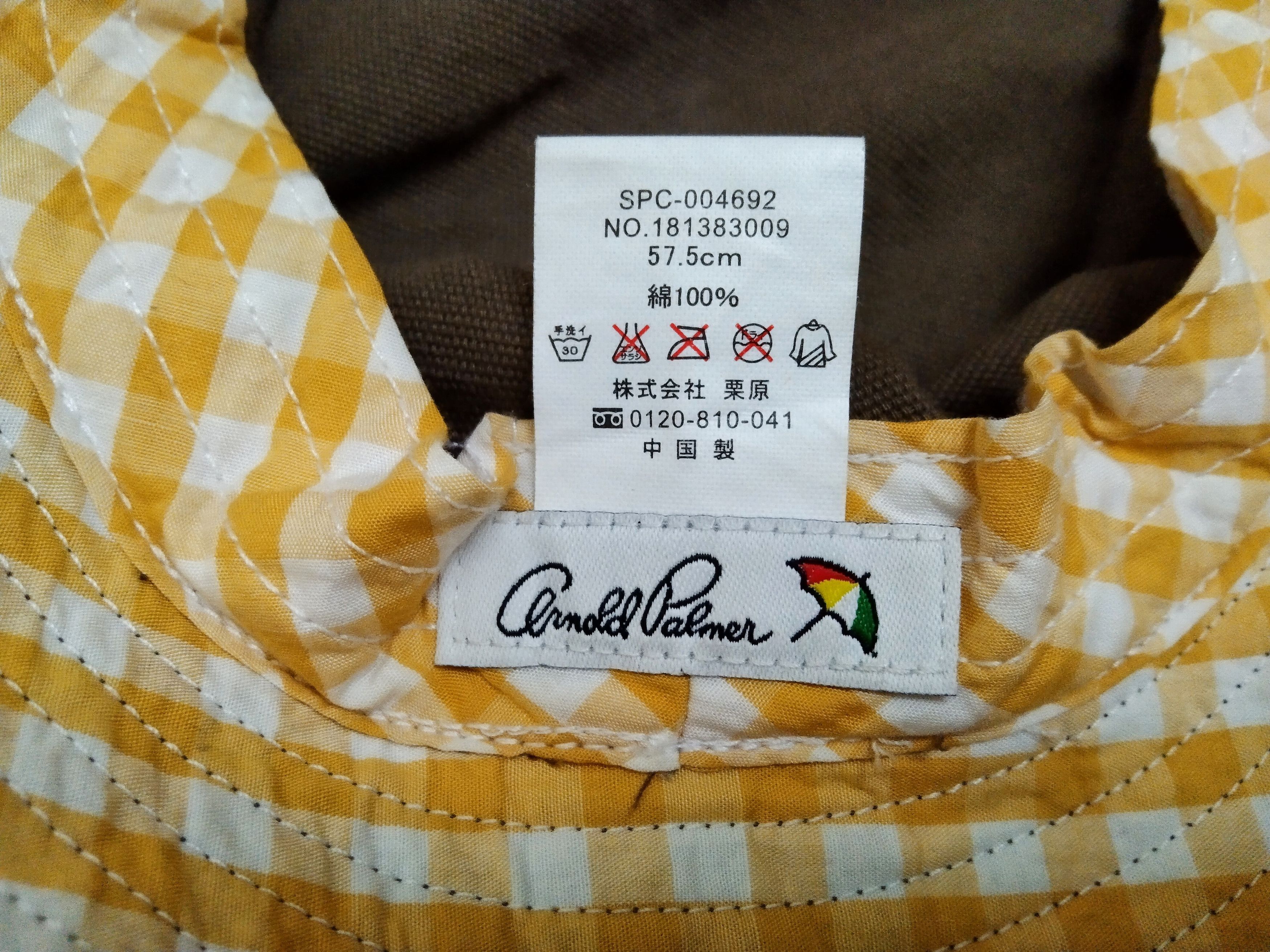 Designer × Japanese Brand × Vintage ARNOLD PALMER COTTON BUCKET HAT Size ONE SIZE - 12 Thumbnail