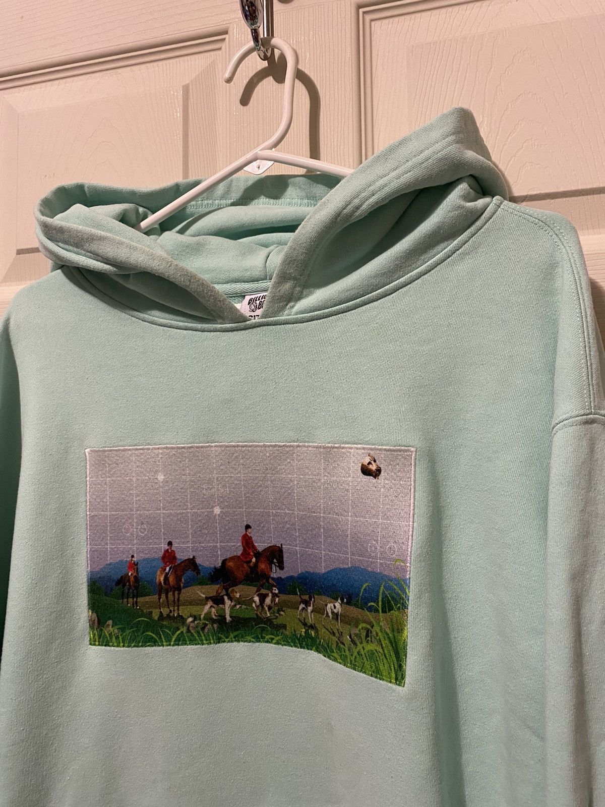 Billionaire Boys Club Rare Billionaire Boys Club Horseback Dogs Western Hoodie Size US XXL / EU 58 / 5 - 1 Thumbnail
