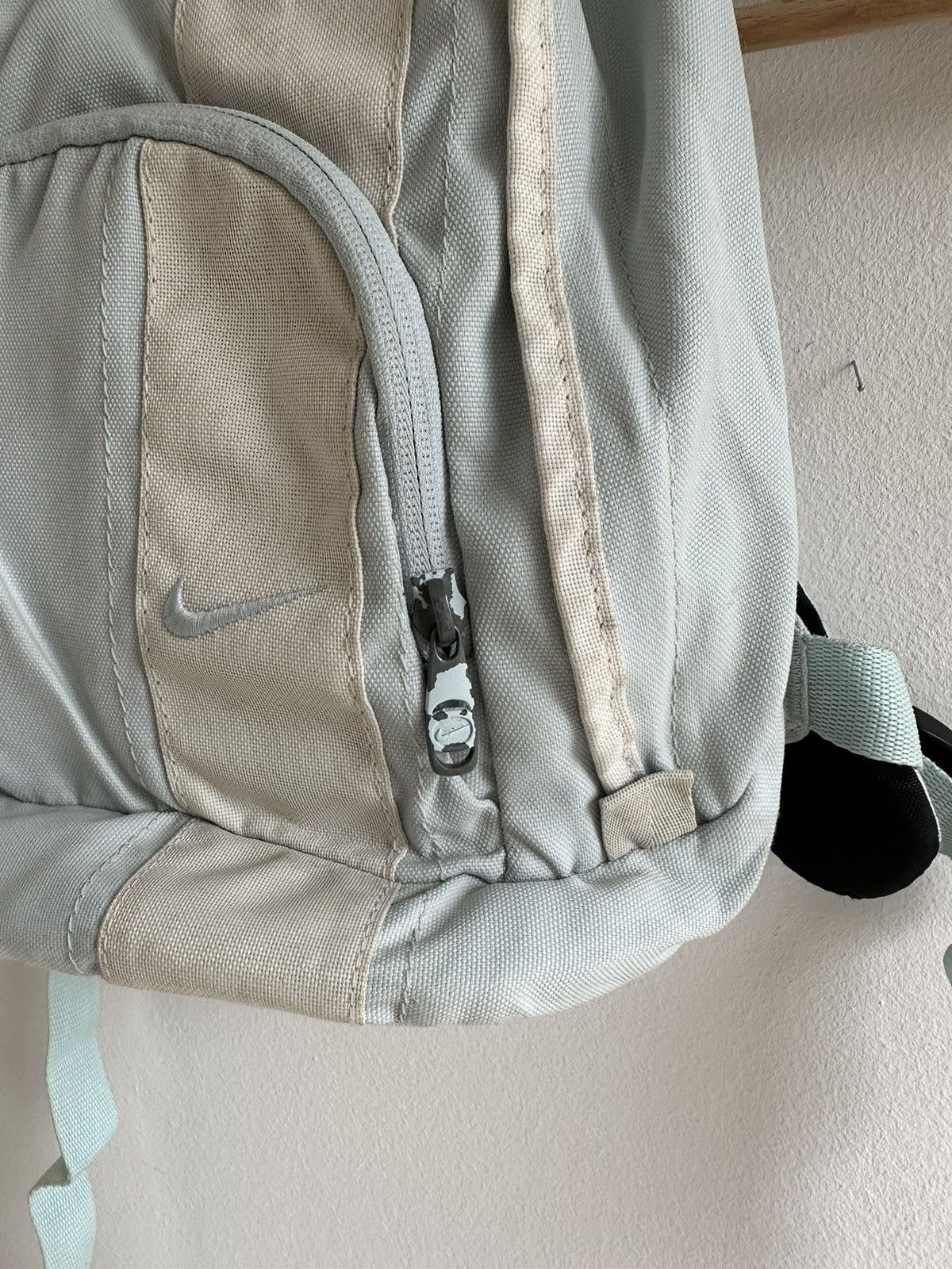 Nike Vintage y2k Nike Baby Blue Mini Backpack Swoosh Size ONE SIZE - 4 Thumbnail