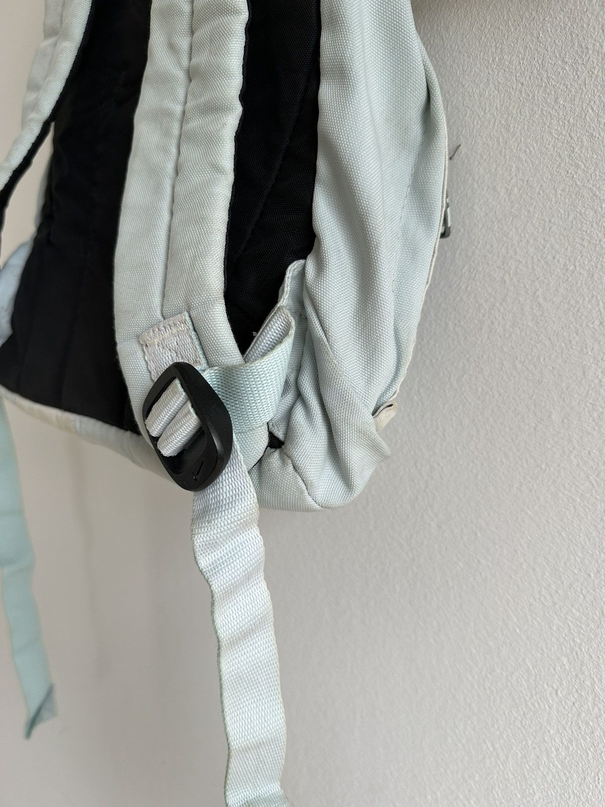 Nike Vintage y2k Nike Baby Blue Mini Backpack Swoosh Size ONE SIZE - 8 Thumbnail