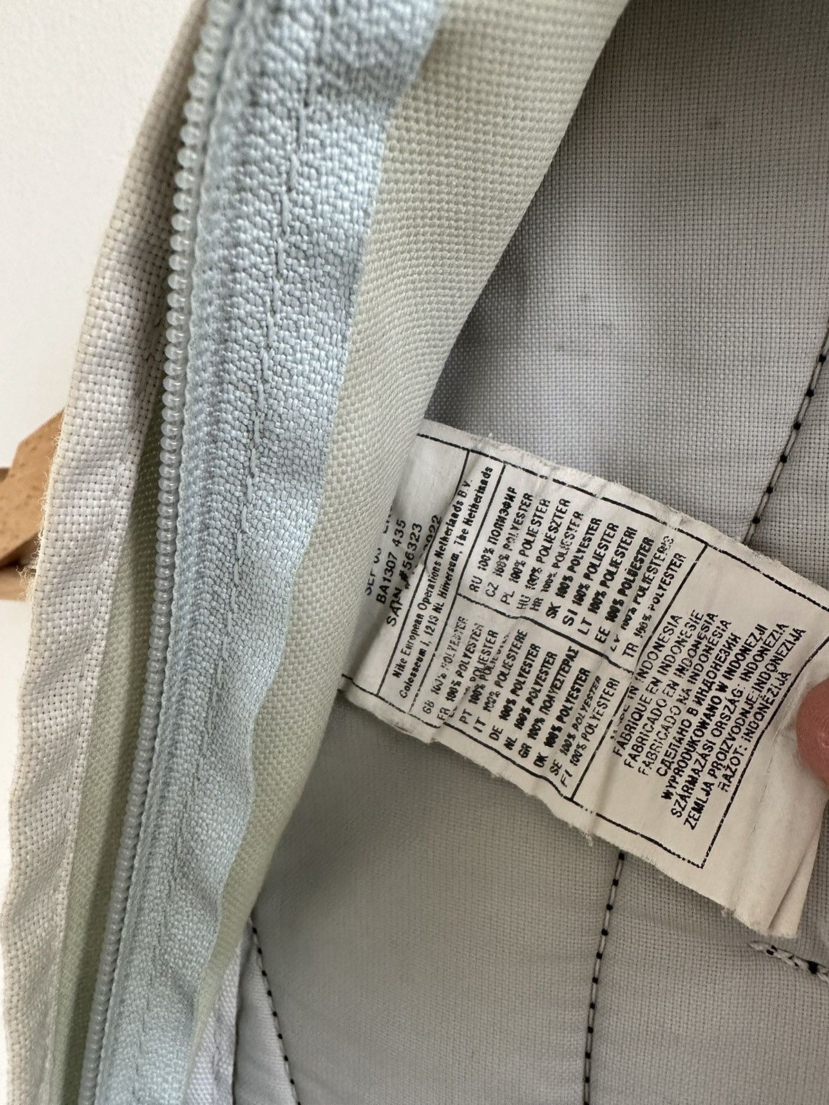 Nike Vintage y2k Nike Baby Blue Mini Backpack Swoosh Size ONE SIZE - 6 Thumbnail