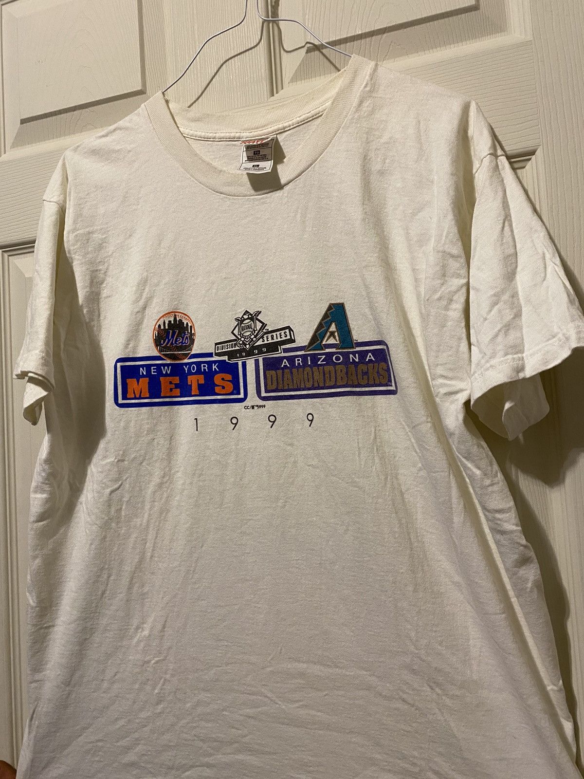 MLB Vintage 1999 NLDS New York Mets Arizona Diamondbacks Tee Size US XL / EU 56 / 4 - 1 Thumbnail