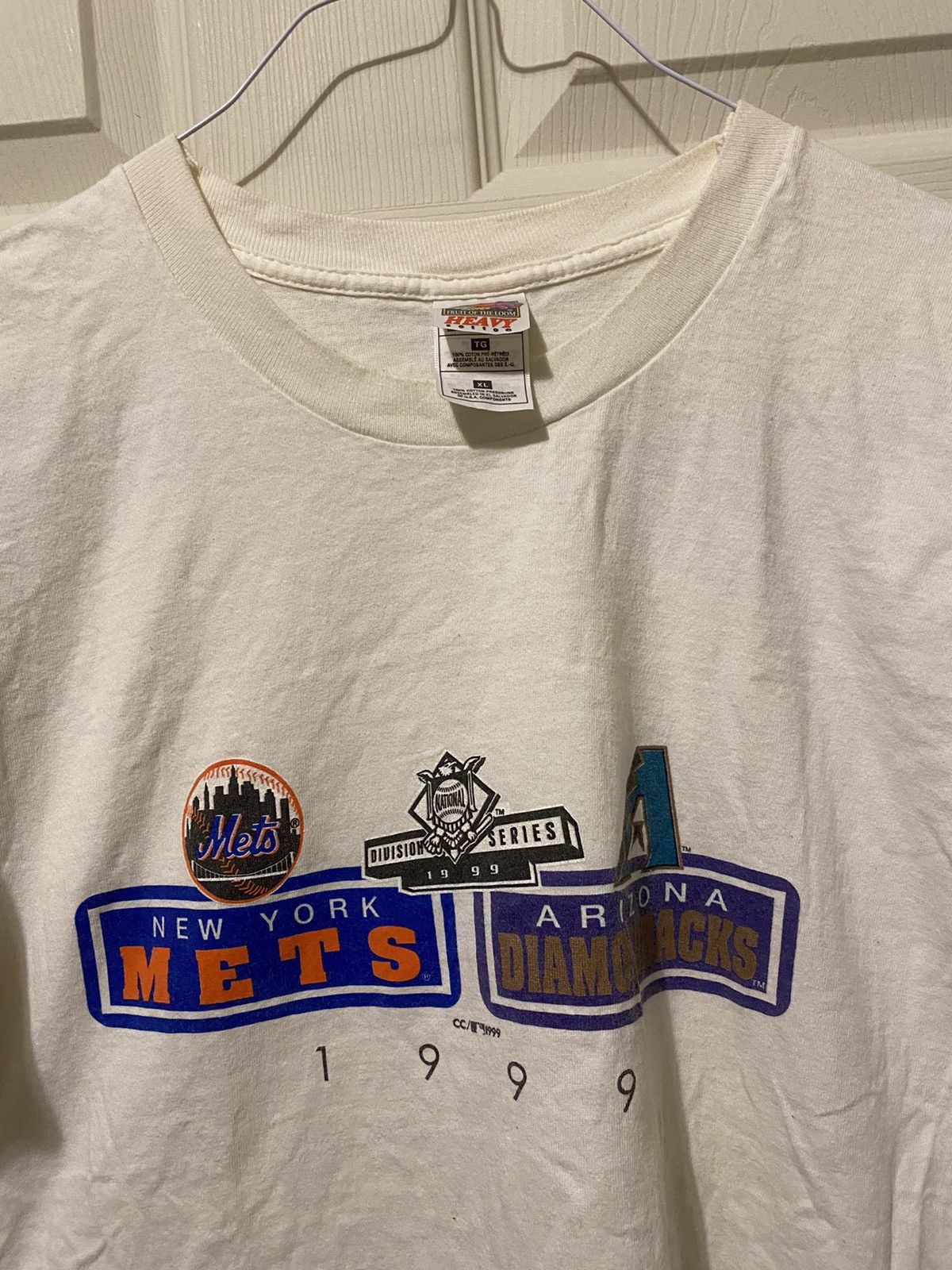 MLB Vintage 1999 NLDS New York Mets Arizona Diamondbacks Tee Size US XL / EU 56 / 4 - 2 Thumbnail