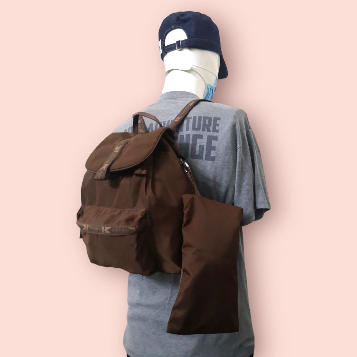 Designer × Hiroko Koshino Homme × Japanese Brand HIROKO KOSHINO DAILY BACKPACK WITH POUCH Size ONE SIZE - 7 Thumbnail