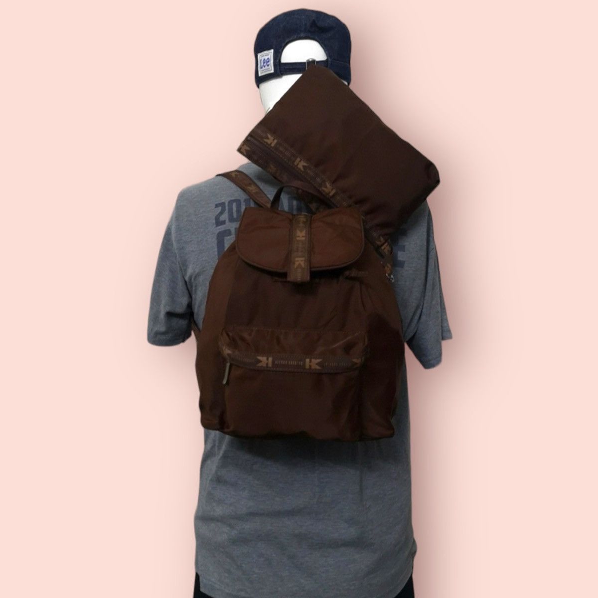 Designer × Hiroko Koshino Homme × Japanese Brand HIROKO KOSHINO DAILY BACKPACK WITH POUCH Size ONE SIZE - 5 Thumbnail