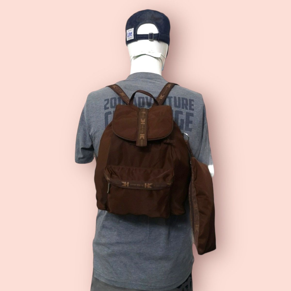 Designer × Hiroko Koshino Homme × Japanese Brand HIROKO KOSHINO DAILY BACKPACK WITH POUCH Size ONE SIZE - 4 Thumbnail