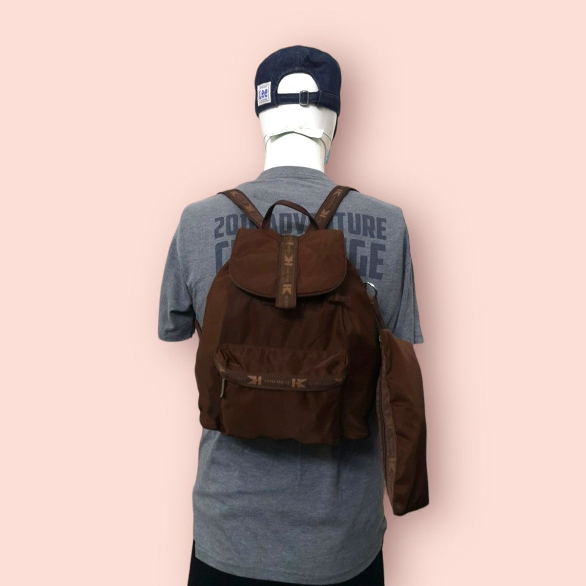 Designer × Hiroko Koshino Homme × Japanese Brand HIROKO KOSHINO DAILY BACKPACK WITH POUCH Size ONE SIZE - 6 Thumbnail