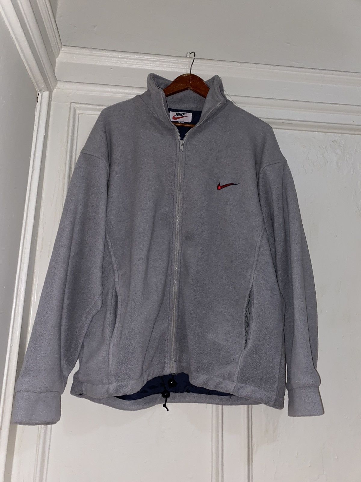 Nike Vintage Nike Mini Swoosh Zip Up Fleece 80s? Fits L Size US XL / EU 56 / 4 - 3 Thumbnail