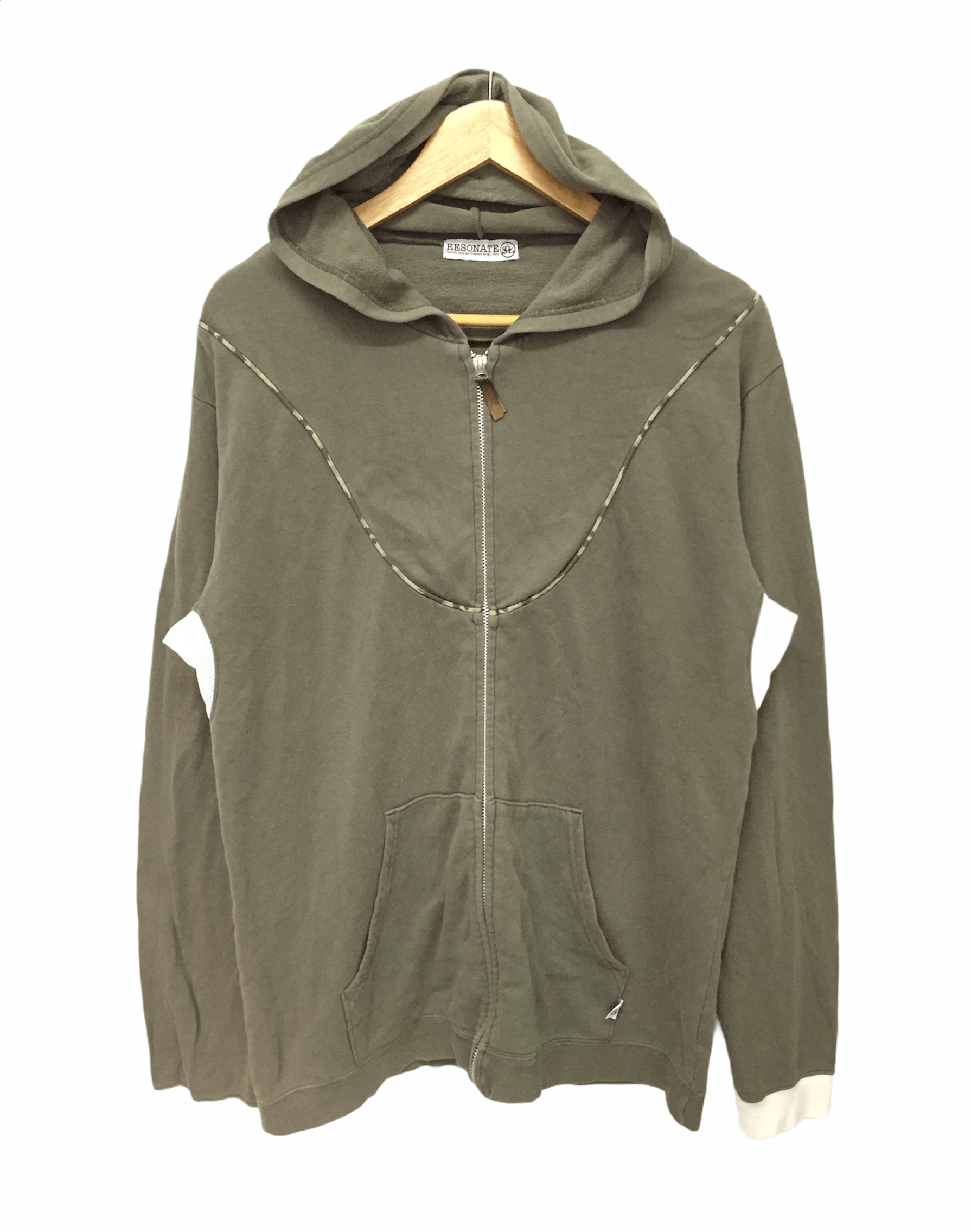 Fragment Design SS2006 Fragment Design x resonate speed line olive hoodie Size US M / EU 48-50 / 2 - 3 Thumbnail