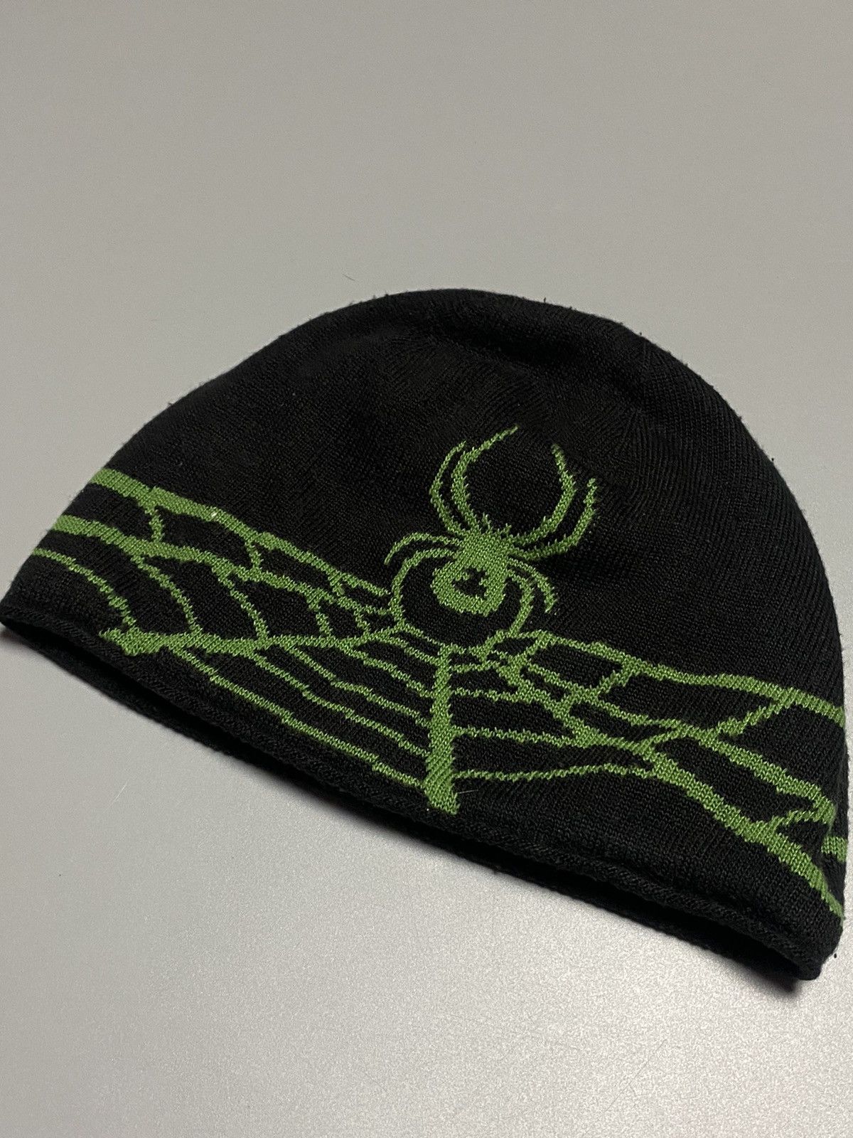 Spyder Spyder web vintage y2k beanie hat all over Size ONE SIZE - 2 Thumbnail