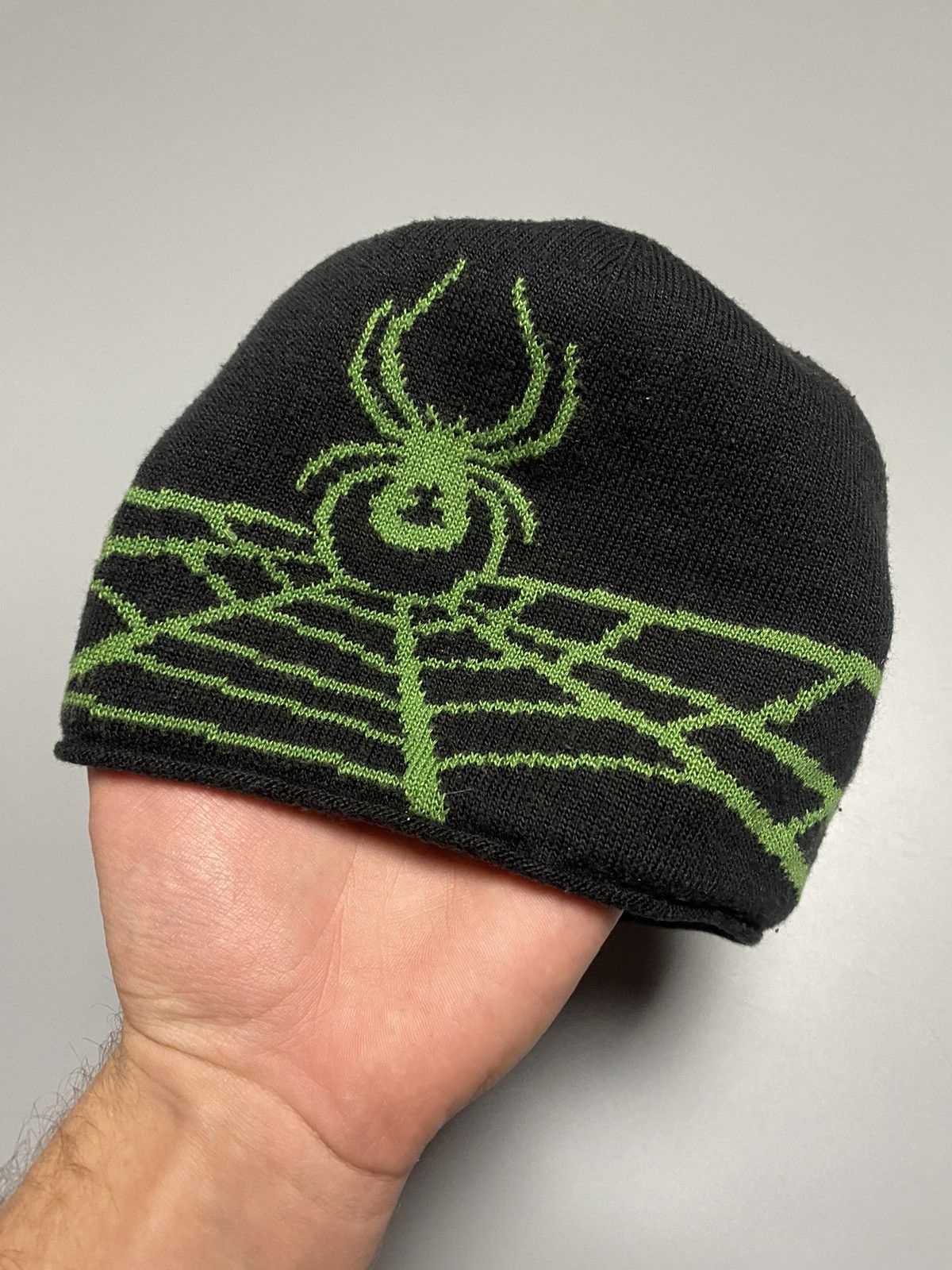 Spyder Spyder web vintage y2k beanie hat all over Size ONE SIZE - 3 Thumbnail