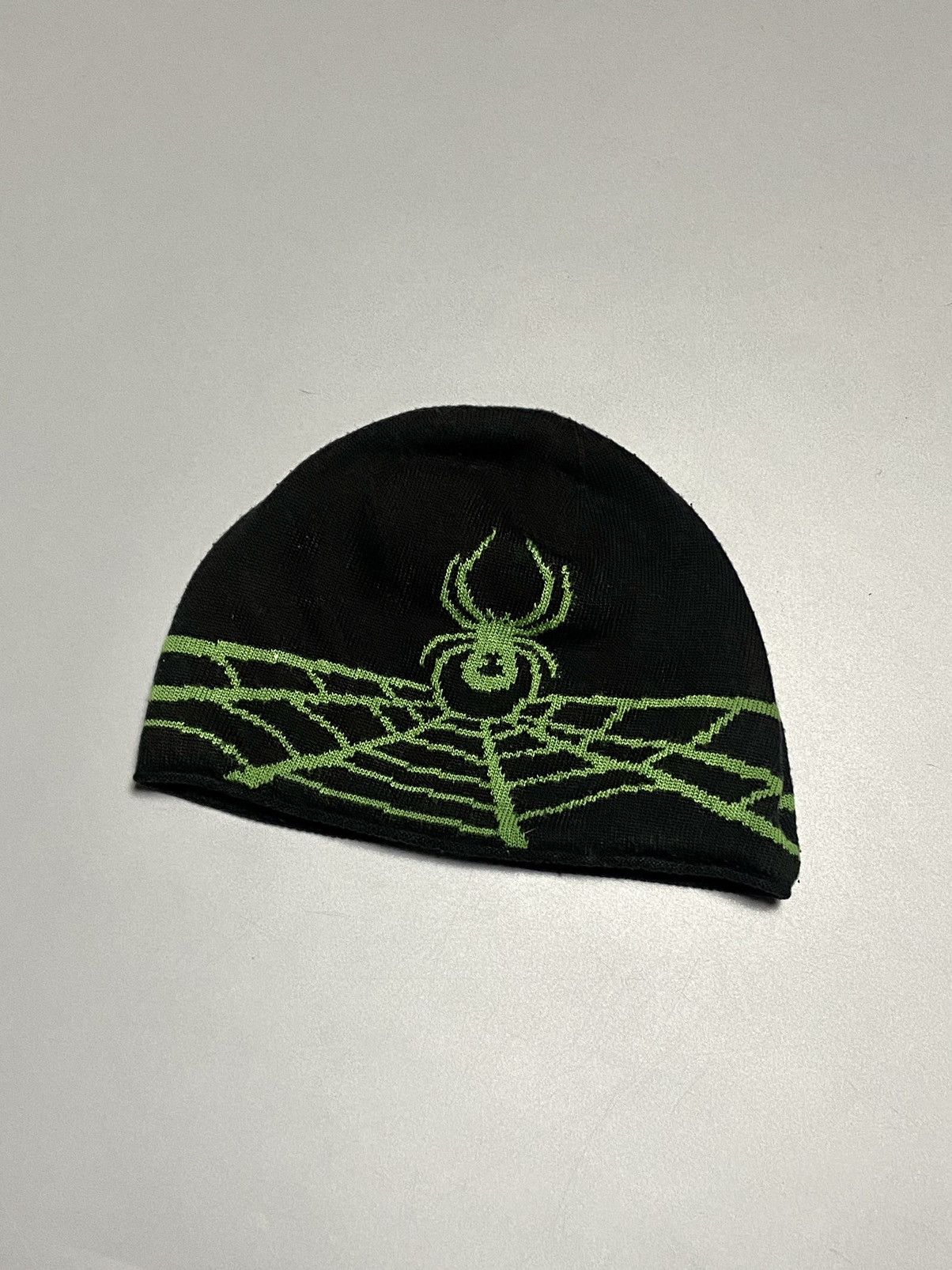 Spyder Spyder web vintage y2k beanie hat all over Size ONE SIZE - 1 Thumbnail