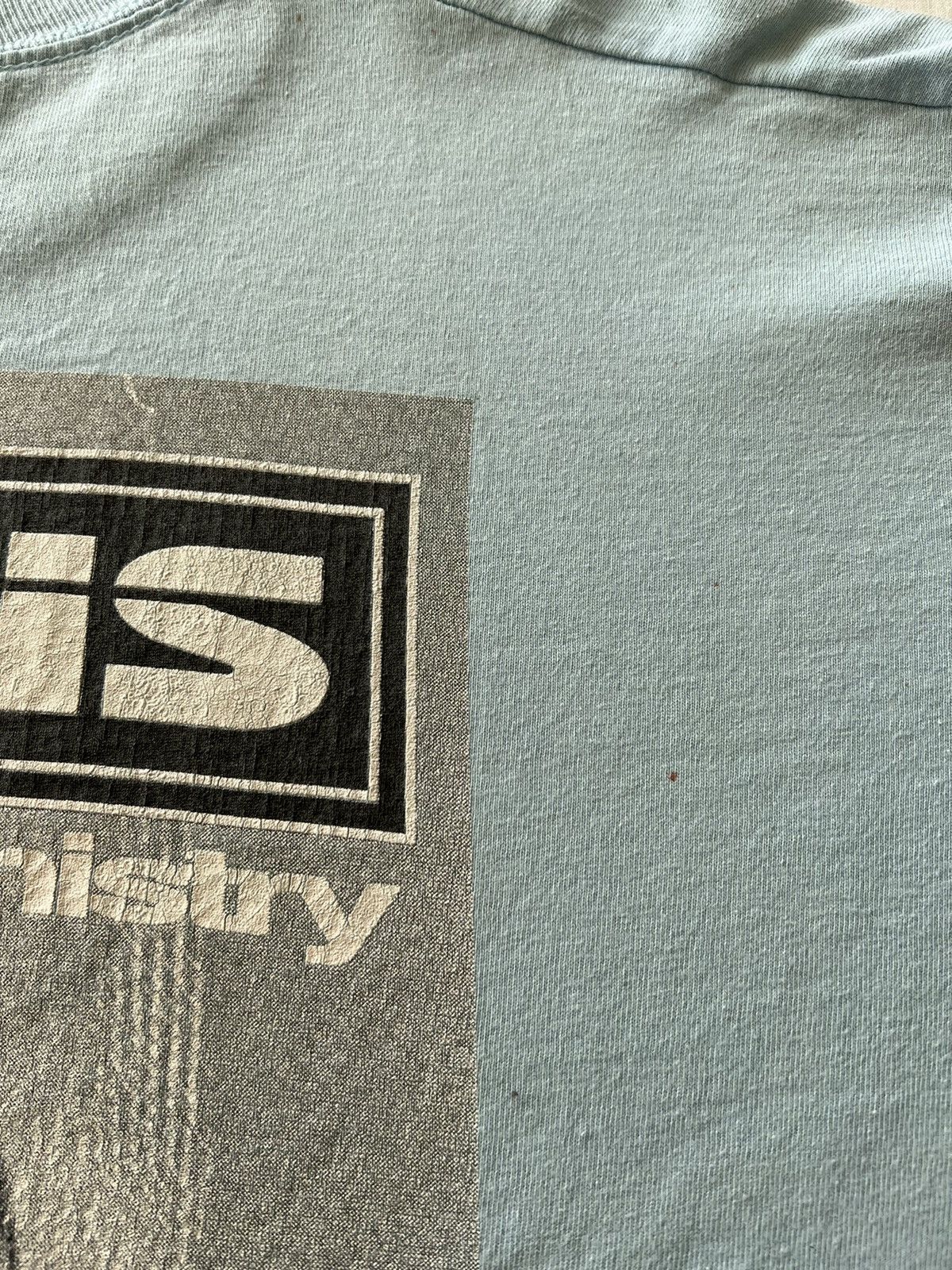 Band Tees Vintage 2002 Oasis Heathen Chemistry Britpop Blue Tee Size US L / EU 52-54 / 3 - 21 Thumbnail