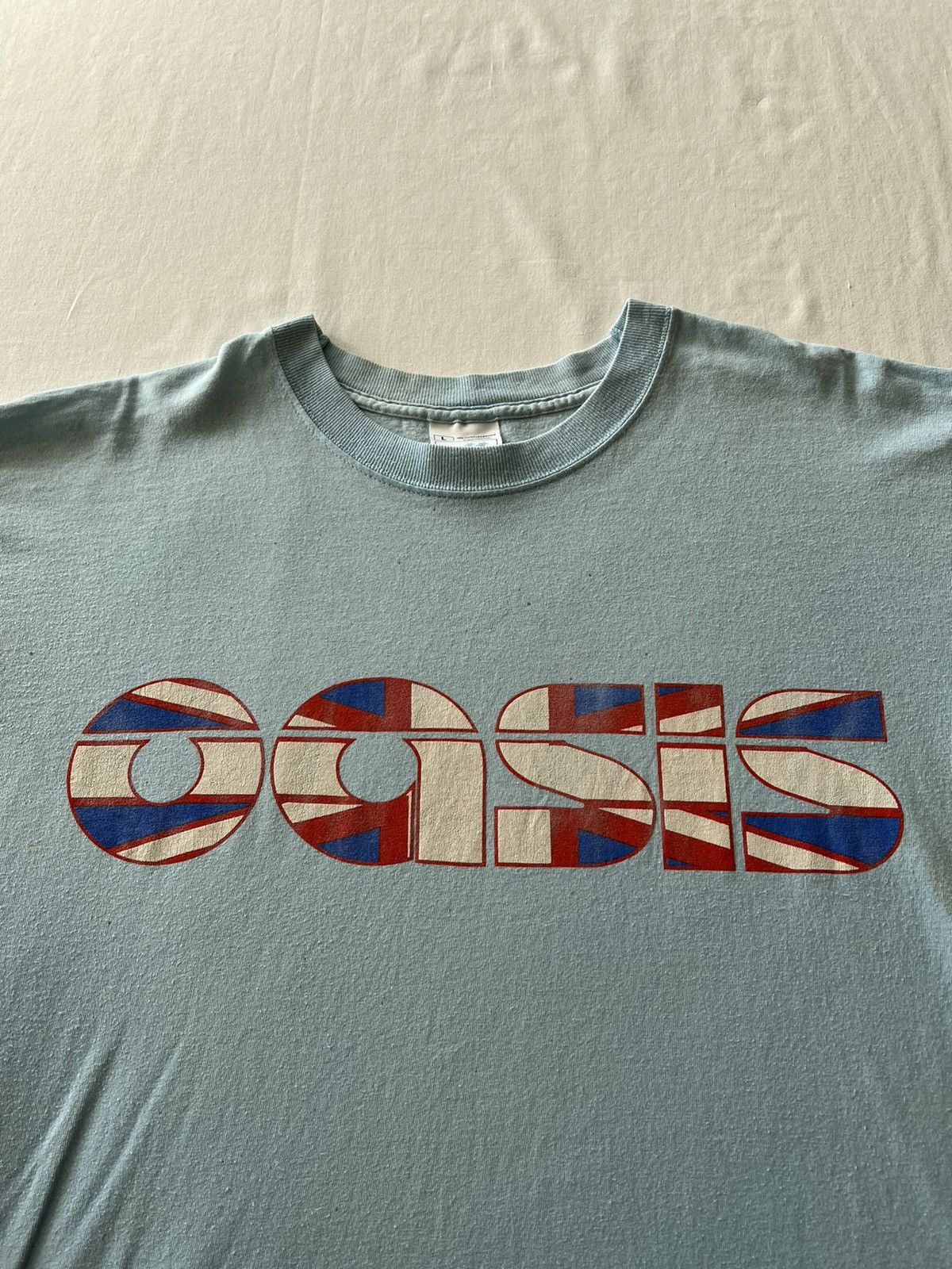 Band Tees Vintage 2002 Oasis Heathen Chemistry Britpop Blue Tee Size US L / EU 52-54 / 3 - 3 Thumbnail