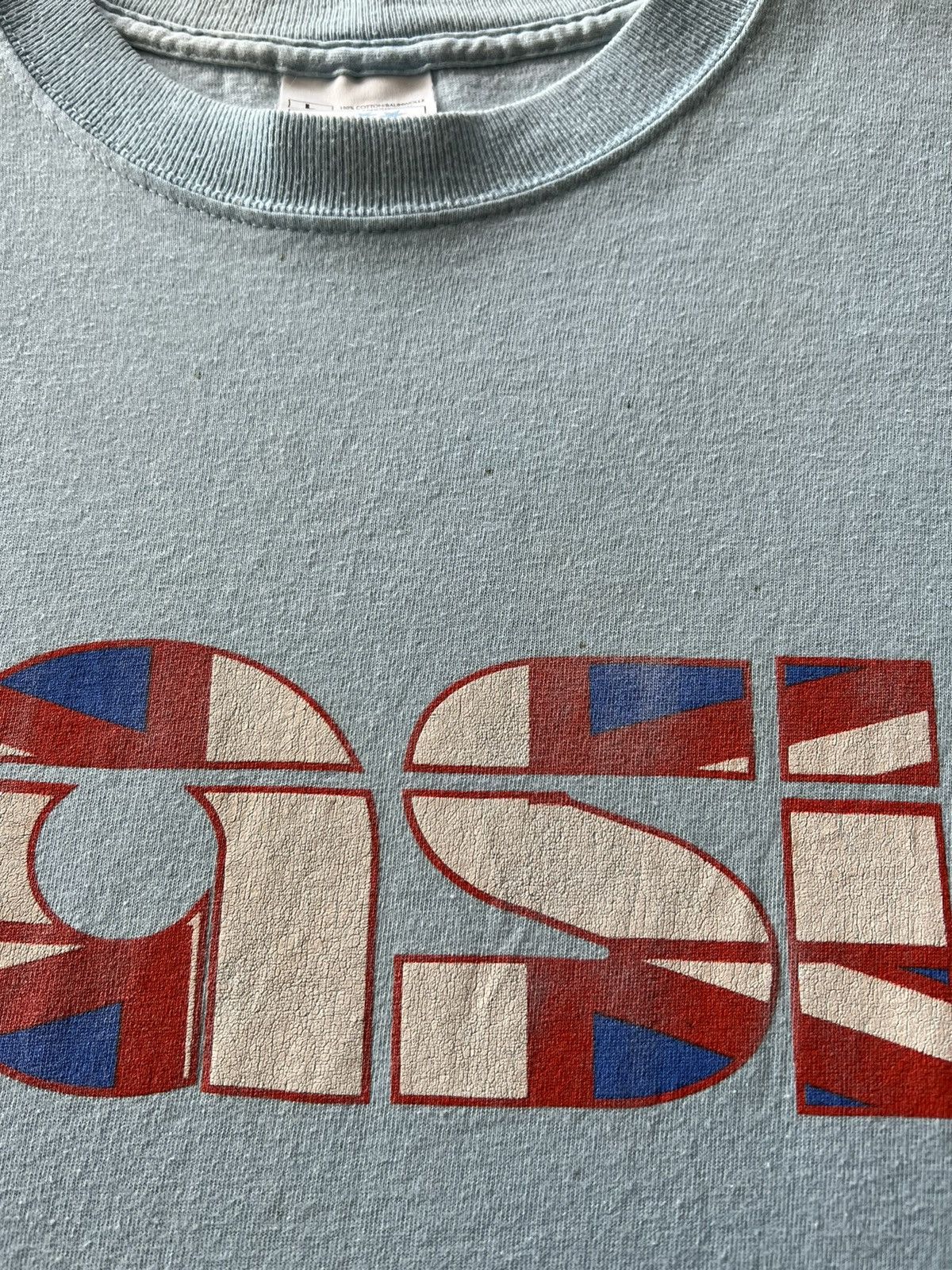 Band Tees Vintage 2002 Oasis Heathen Chemistry Britpop Blue Tee Size US L / EU 52-54 / 3 - 4 Thumbnail