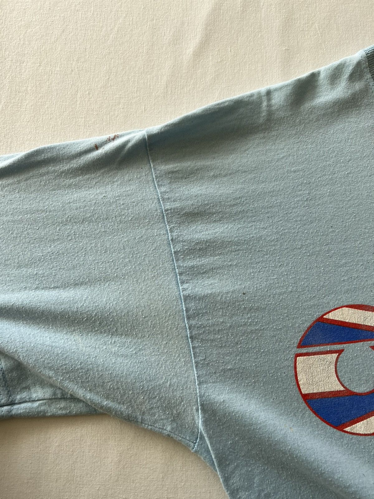 Band Tees Vintage 2002 Oasis Heathen Chemistry Britpop Blue Tee Size US L / EU 52-54 / 3 - 11 Thumbnail