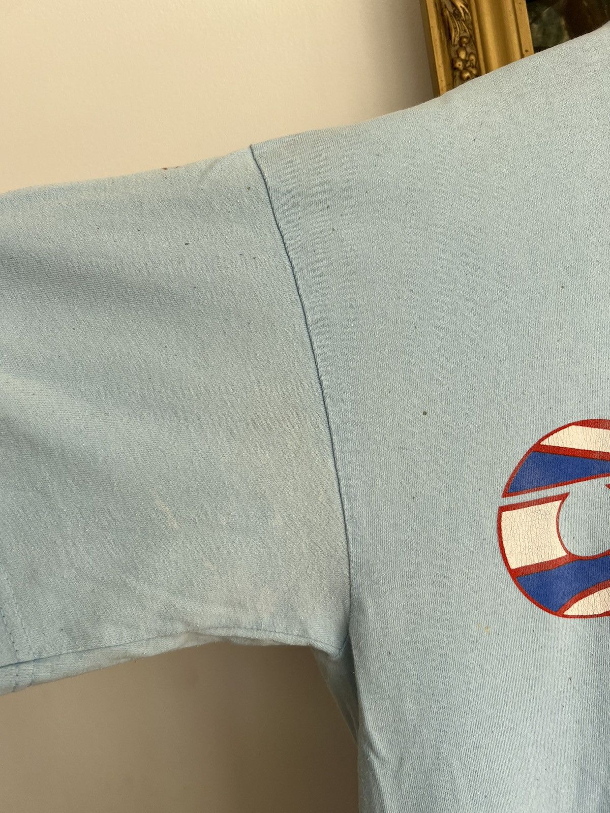 Band Tees Vintage 2002 Oasis Heathen Chemistry Britpop Blue Tee Size US L / EU 52-54 / 3 - 12 Thumbnail