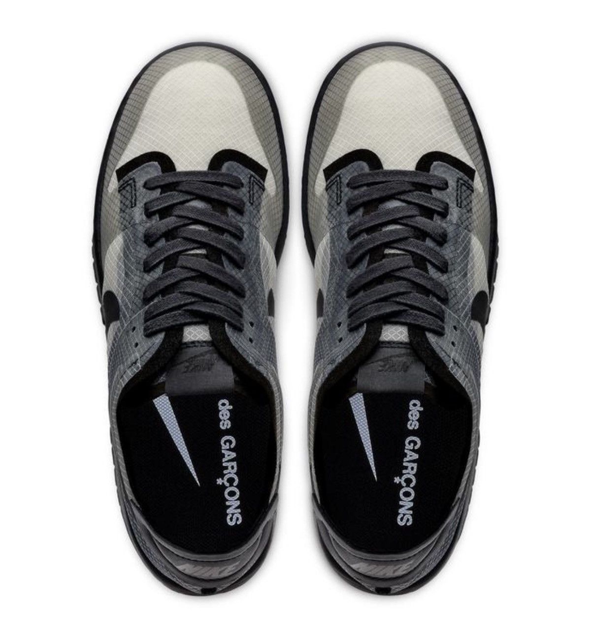 Comme des Garcons × Nike Nike Comme Des Garçons Dunk Low Black Size US 9.5 / EU 42-43 - 10 Thumbnail