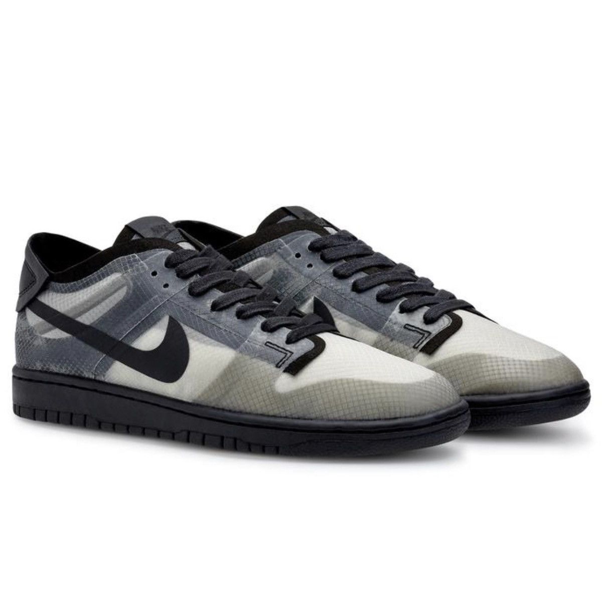 Comme des Garcons × Nike Nike Comme Des Garçons Dunk Low Black Size US 9.5 / EU 42-43 - 8 Thumbnail