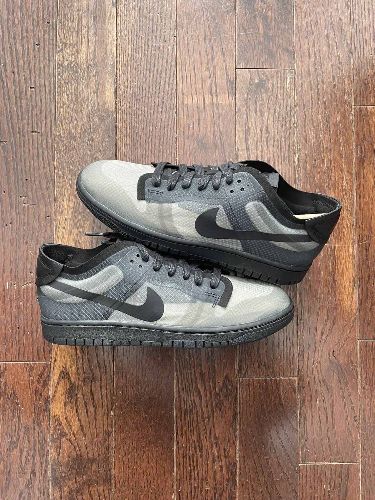 Comme des Garcons × Nike Nike Comme Des Garçons Dunk Low Black Size US 9.5 / EU 42-43 - 1 Thumbnail