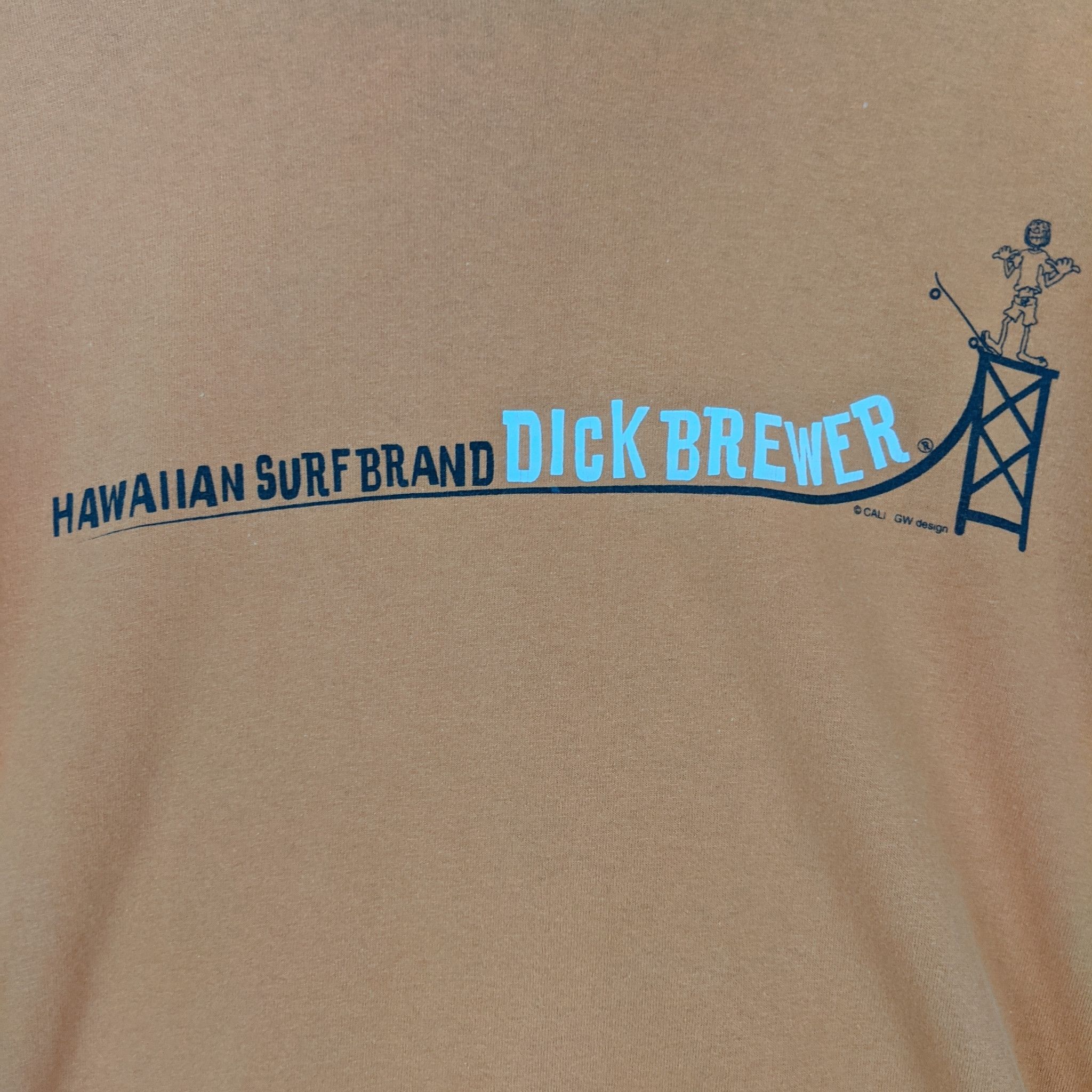 Vintage DICK BREWER Cali GW Hawaii Surf T-Shirt Size US M / EU 48-50 / 2 - 6 Thumbnail