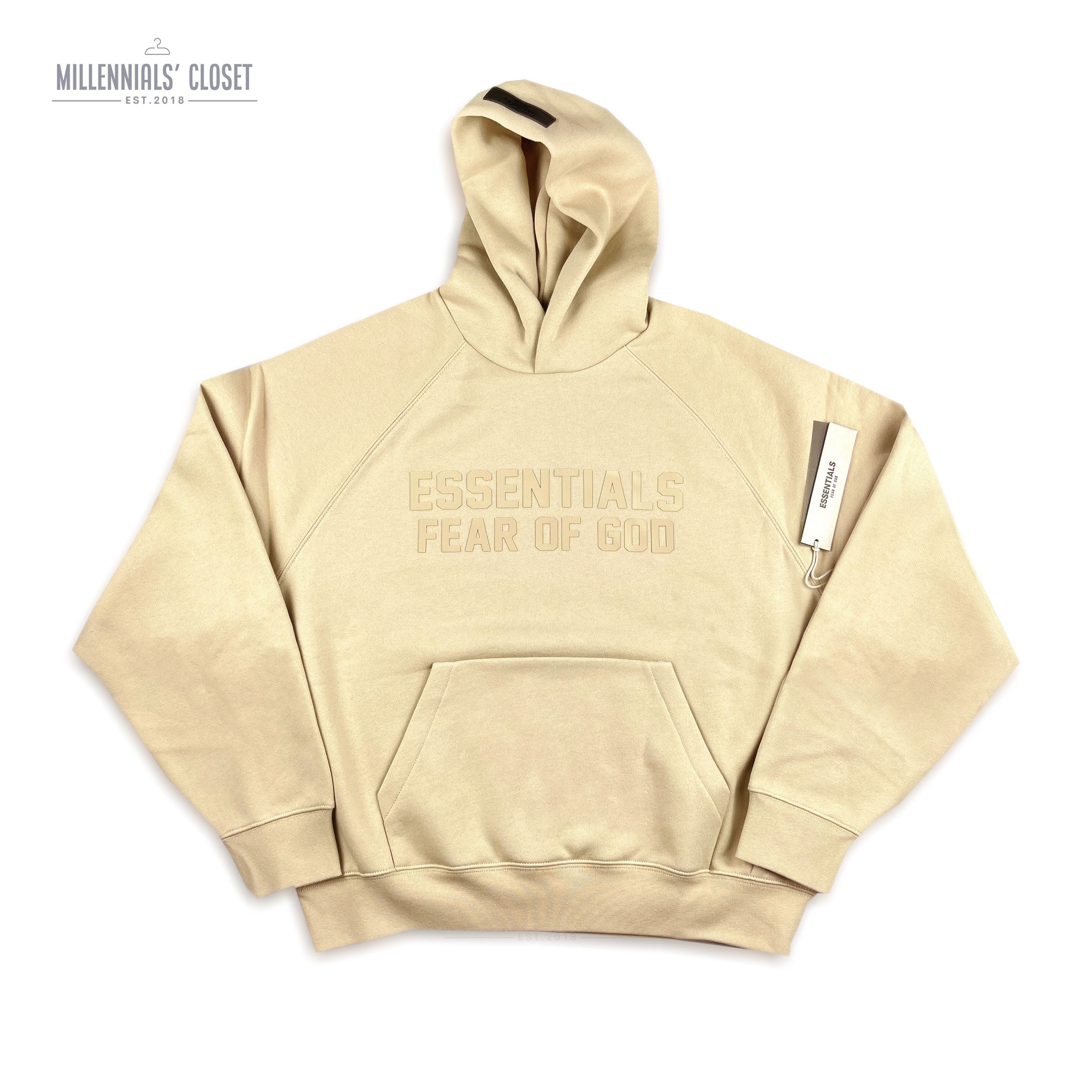 Fear of God Essentials Hoodie Sand SS23 size XXL