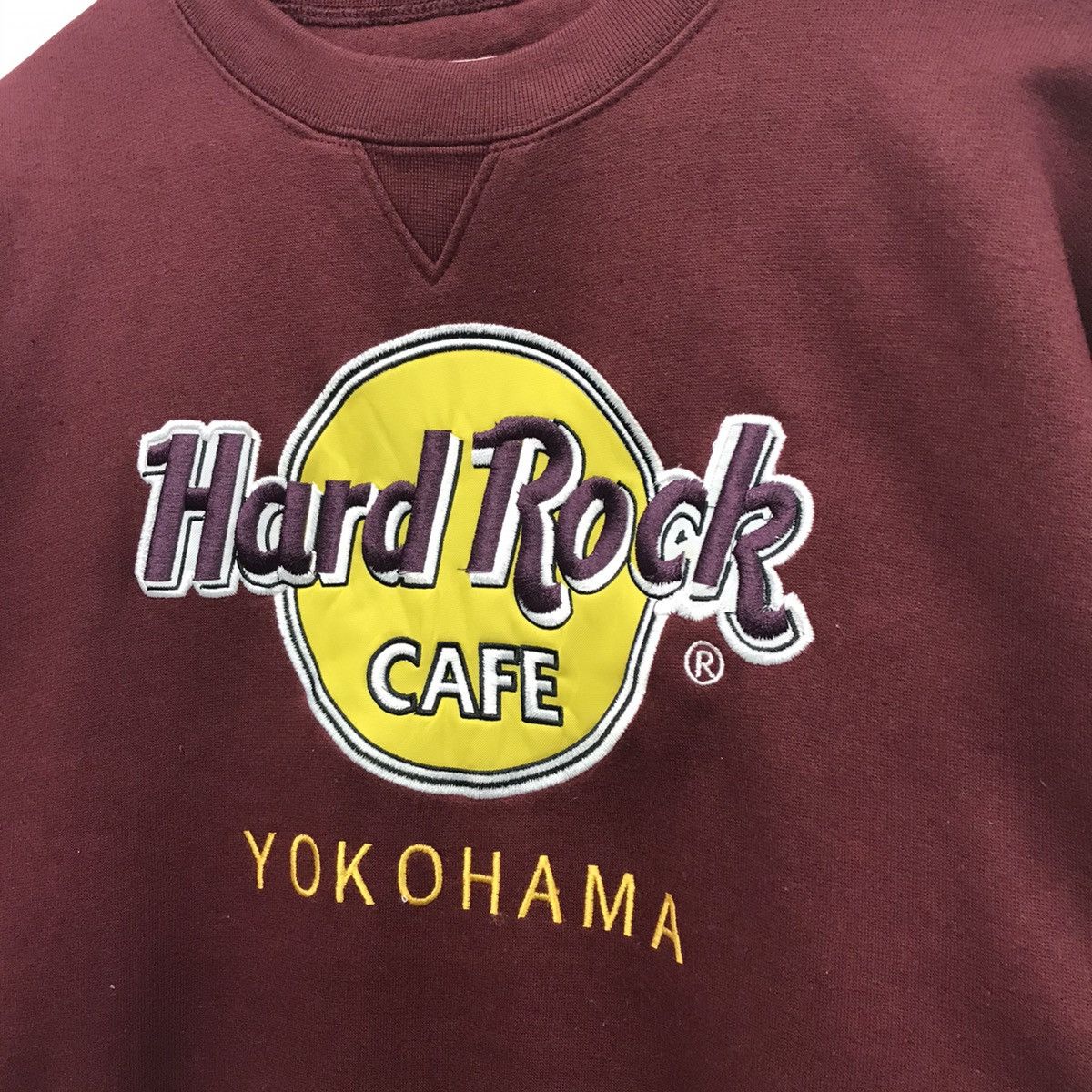 Hard Rock Cafe × Vintage Rare!! Vintage Hard Rock Yokohama Sweatshirt Size US S / EU 44-46 / 1 - 9 Thumbnail