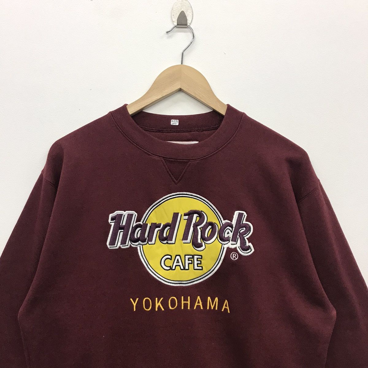 Hard Rock Cafe × Vintage Rare!! Vintage Hard Rock Yokohama Sweatshirt Size US S / EU 44-46 / 1 - 2 Thumbnail