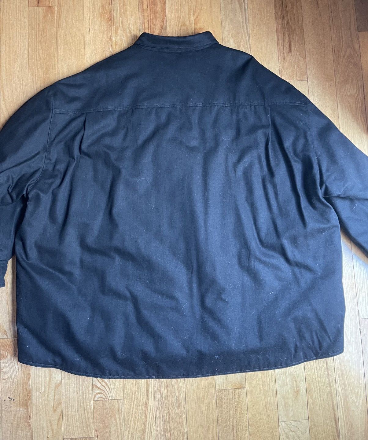 Raf Simons Raf Simons Black Oversized Quilted Shirt Jacket Size US S / EU 44-46 / 1 - 3 Thumbnail
