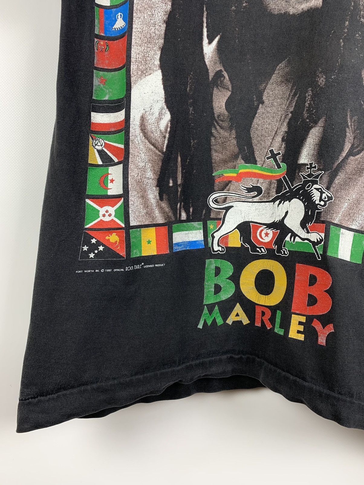 Band Tees 1997 Vintage Bob Marley Single Stitch King Lion T-Shirt Size US S / EU 44-46 / 1 - 8 Thumbnail