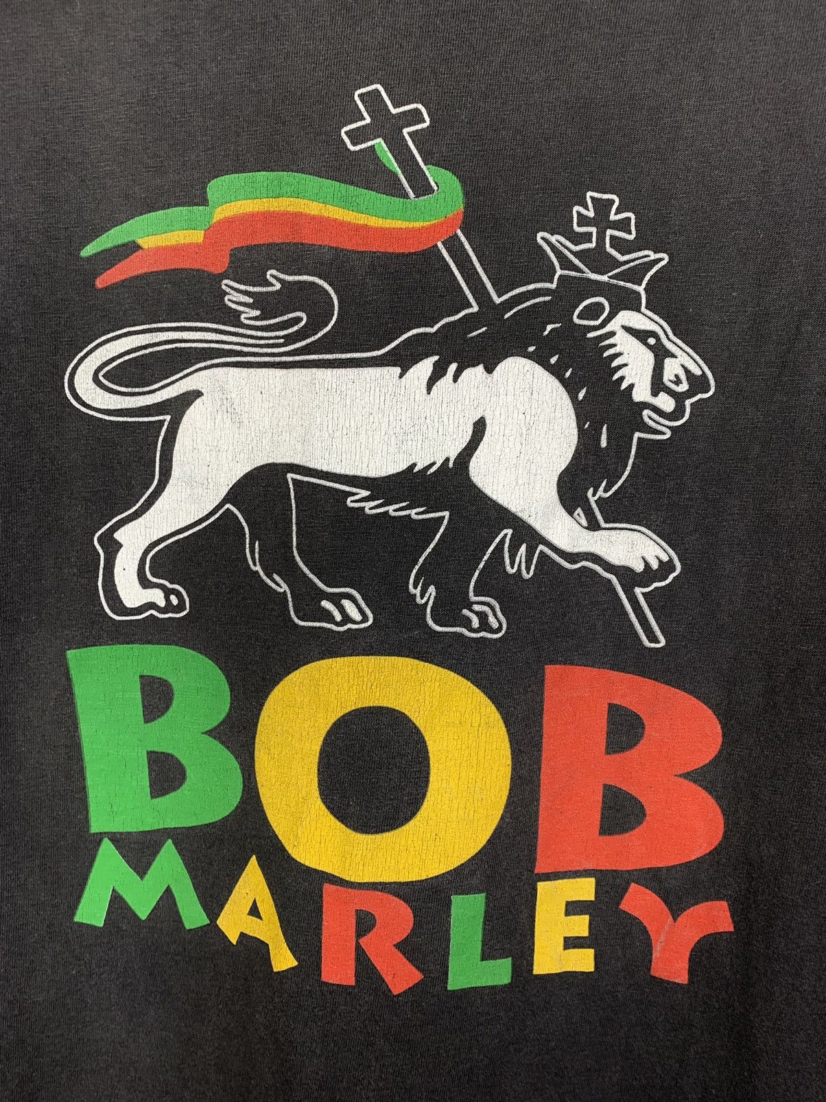 Band Tees 1997 Vintage Bob Marley Single Stitch King Lion T-Shirt Size US S / EU 44-46 / 1 - 6 Thumbnail