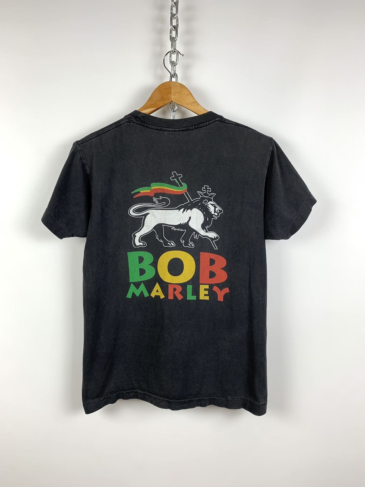 Band Tees 1997 Vintage Bob Marley Single Stitch King Lion T-Shirt Size US S / EU 44-46 / 1 - 2 Thumbnail