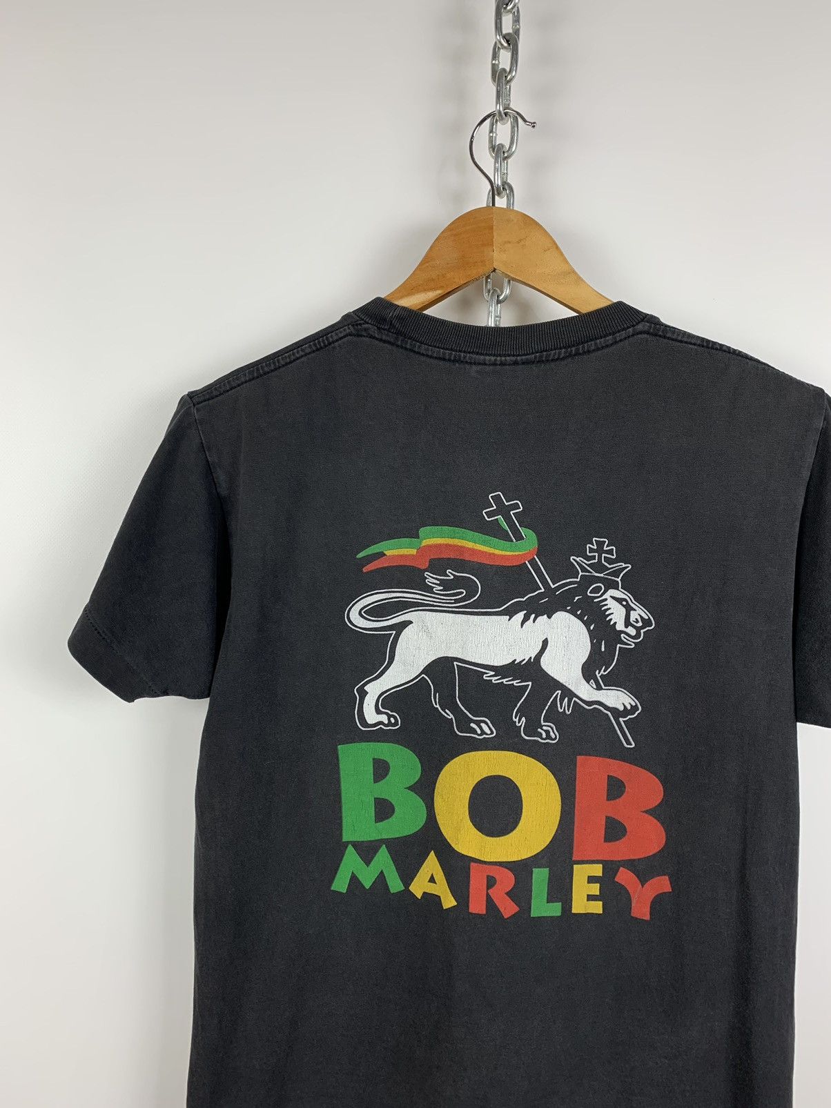 Band Tees 1997 Vintage Bob Marley Single Stitch King Lion T-Shirt Size US S / EU 44-46 / 1 - 5 Thumbnail