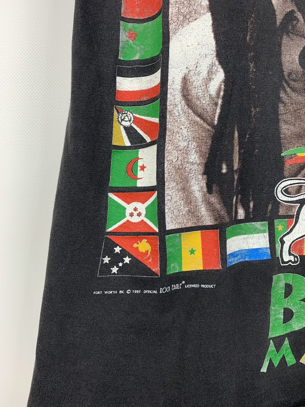 Band Tees 1997 Vintage Bob Marley Single Stitch King Lion T-Shirt Size US S / EU 44-46 / 1 - 11 Thumbnail