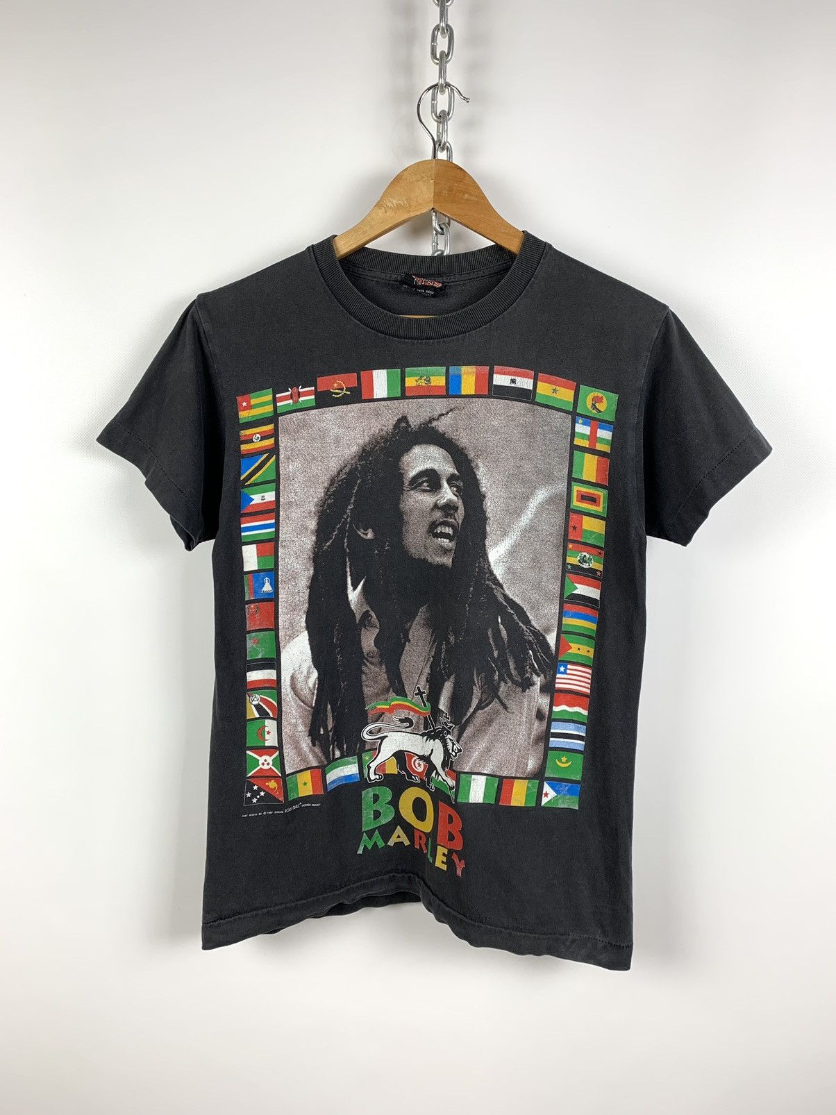 Band Tees 1997 Vintage Bob Marley Single Stitch King Lion T-Shirt Size US S / EU 44-46 / 1 - 1 Thumbnail