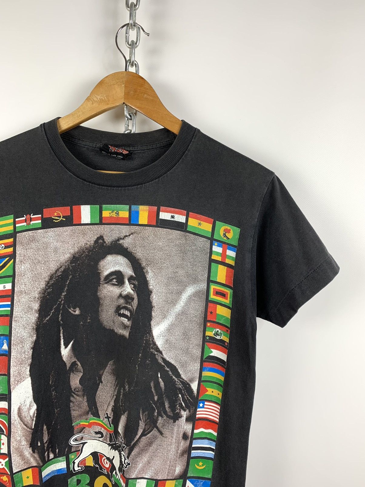 Band Tees 1997 Vintage Bob Marley Single Stitch King Lion T-Shirt Size US S / EU 44-46 / 1 - 3 Thumbnail