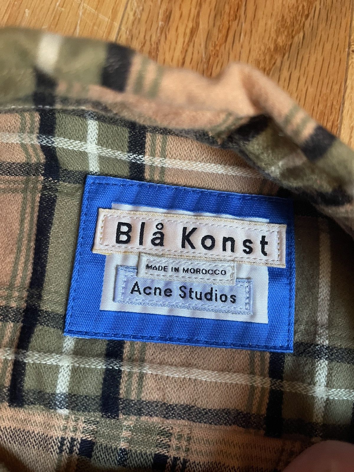 Acne Studios Acne Studios Bla Alonso Visel Check Flannel Size US M / EU 48-50 / 2 - 4 Thumbnail